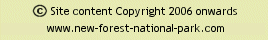 Copyright information for www.new-forest-national-park.com