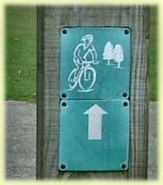 New Forest cycling Sign
