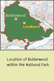 Knightwood Oak Location Map