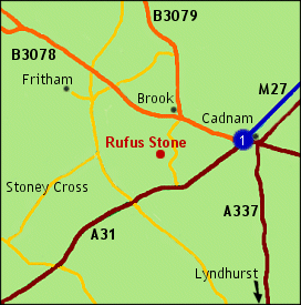 Rufus Stone map