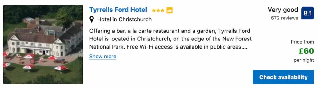 Tyrrells Ford Hotel