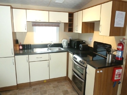 Acorn Caravan Holidays, Caravan Kitchen Room
