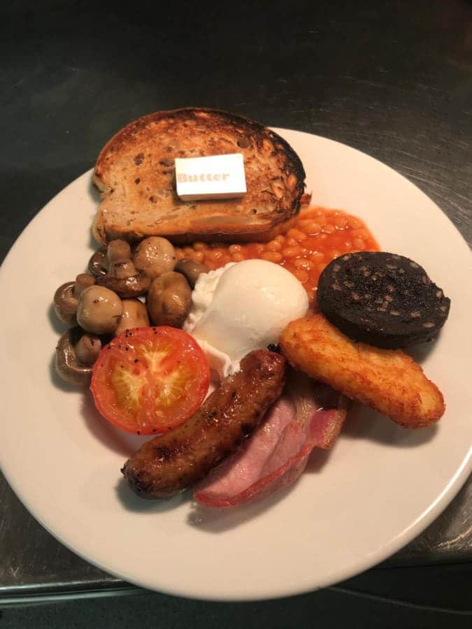 The Mortimer Arms, Food