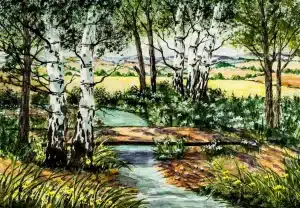 Painting of UK Countryside 10 Online Art Galleries