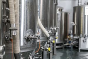 Brewing Beer In A Micro Brewery